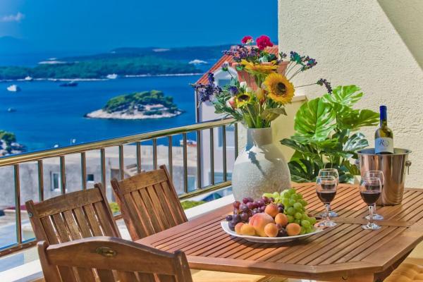 A la foto es mostra l'objecte Amazing sea view apartment 6 P Hvar town situat a la ciutat de Hvar.