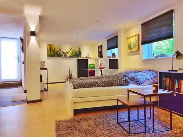 På bilden syns objektet WOLFSHÖHLE Schwarzwald-Apartment som ligger i staden Achern.