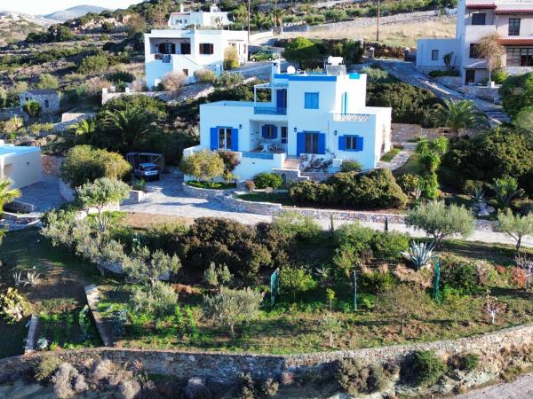 Na fotografii je vidět objekt Villa Mimosa Aegean view apartment nacházející se ve městě Parakopí.