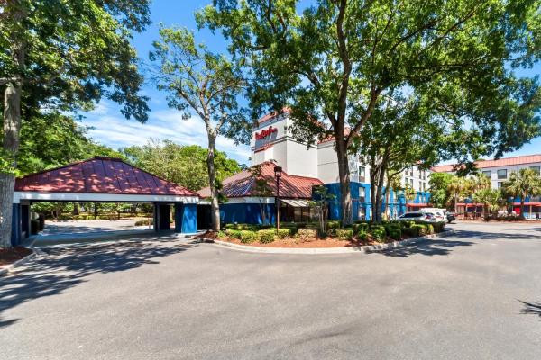 På billedet ses objektet Red Roof Inn Myrtle Beach Hotel - Market Commons beliggende i byen Myrtle Beach.