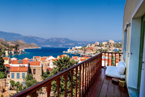 På billedet ses objektet Blue Horizon Kastellorizo beliggende i byen Megisti.