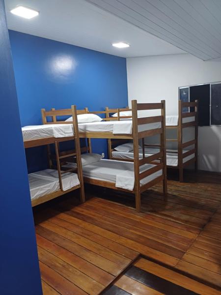 The photo shows the Hostel Casarão da Alê located in the city of Carmo.