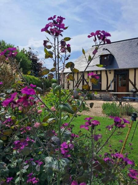 A la foto es mostra l'objecte Maison typique normande- Le Gite du chat bleu situat a la ciutat de Brestot.