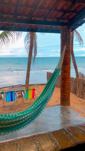 La photo montre l'objet Suíte Pé na Areia - Praia da Peroba - Icapuí situé dans la ville de Icapuí.
