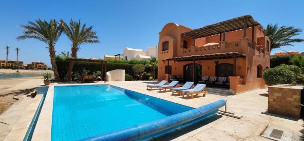 Auf dem Foto ist das Objekt Nayah Stays, Lagoons beach, Paradise 3 ensuite with private pool in der Stadt Hurghada zu sehen.