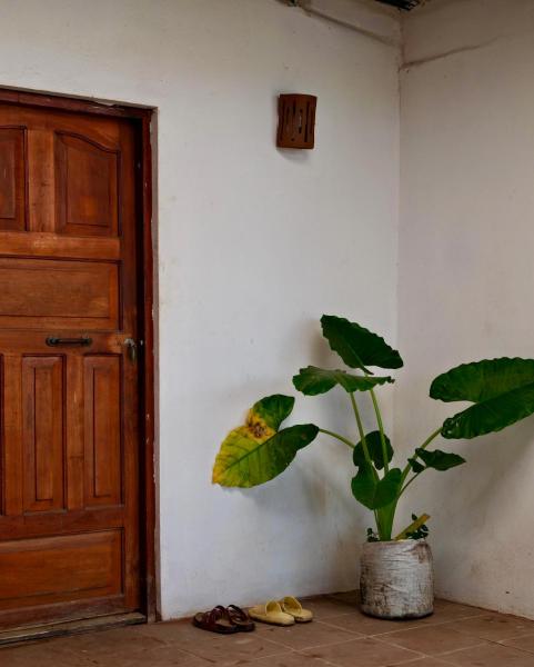 A la foto es mostra l'objecte Casa Sirenas situat a la ciutat de Rivas.