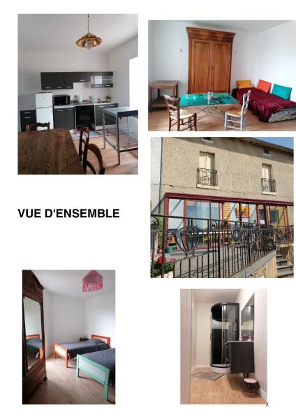 På billedet ses objektet Location meublé non professionnels beliggende i byen Bains.
