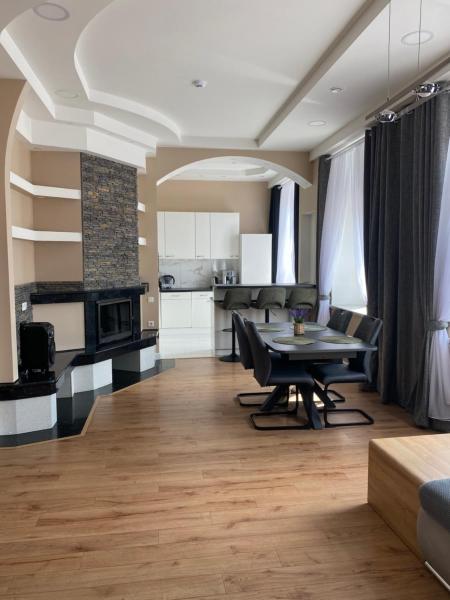 Nella foto è visibile l'oggetto Apartamentai senamiestyje situato nella città di Šilutė.