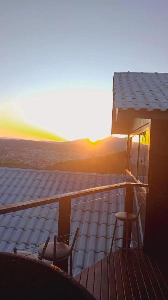 Na zdjęciu widoczny jest obiekt Pousada Chalezinho - Suite Crepúsculo położony w mieście Santa Rita do Sapucaí.