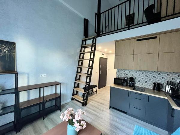 A la foto es mostra l'objecte Antresola Premium Apartment Słowackiego situat a la ciutat de Kielce.
