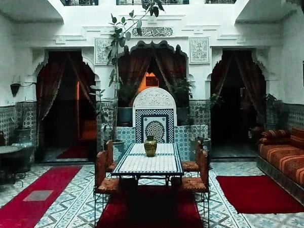 En la foto se muestra el objeto Riad Tiziri ubicado en la ciudad de Marrakech.
