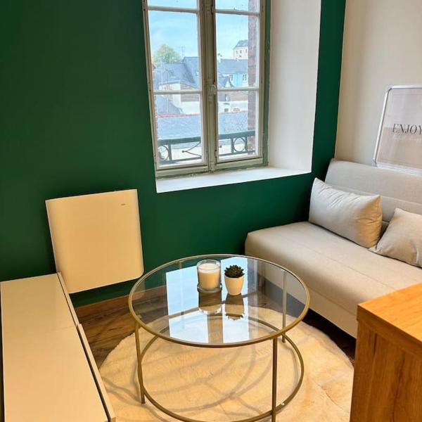 På bildet vises objektet Joli appartement neuf au centre de Rennes som ligger i byen Rennes.