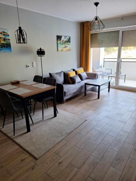 A la foto es mostra l'objecte apartament MT2 bursztynowe osiedle situat a la ciutat de Jantar.