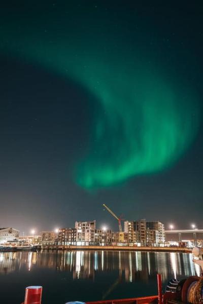 Auf dem Foto ist das Objekt Leilighet midt i Tromsø sentrum! in der Stadt Tromsø zu sehen.