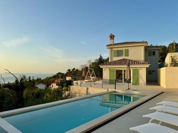 A la foto es mostra l'objecte Villa Lula, Pool, Sauna, 6 Personen, 3 Bäder situat a la ciutat de Vela Učka.