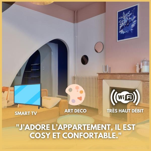 Auf dem Foto ist das Objekt Art déco-cooning in der Stadt Saint-Forgeot zu sehen.
