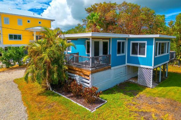 Op de foto is het object Love Shack te zien, gelegen in de stad Summerland Key.