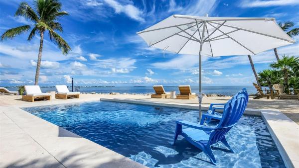 På bildet vises objektet Villa Jekjak som ligger i byen Cudjoe Key.
