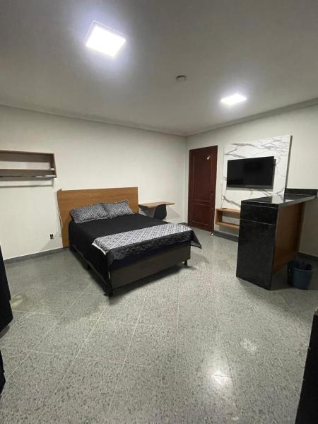 Na fotografii je vidět objekt Loft Moderno no Centro nacházející se ve městě Mutum.