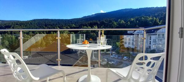 På billedet ses objektet Mountain View Czarna Góra Resort beliggende i byen Sienna.