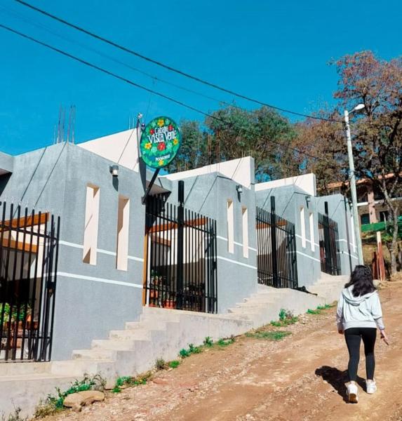 La photo montre l'objet Cabaña Vista Verde - Samaipata situé dans la ville de Samaipata.