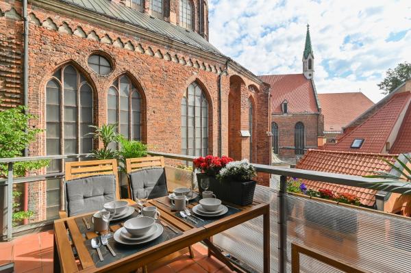 A la foto es mostra l'objecte Saint Peter's Apartment situat a la ciutat de Riga.