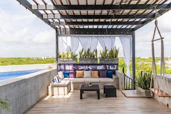 Na zdjęciu widoczny jest obiekt Rooftop Pool Paradise with Jungle Views położony w mieście Tulum.