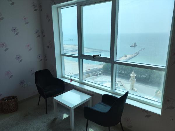 Στη φωτογραφία φαίνεται το αντικείμενο Luxury Sea View Amazing Room Double Bed - ROOM INSIDE APARTMENT που βρίσκεται στην πόλη Αϊμάν.