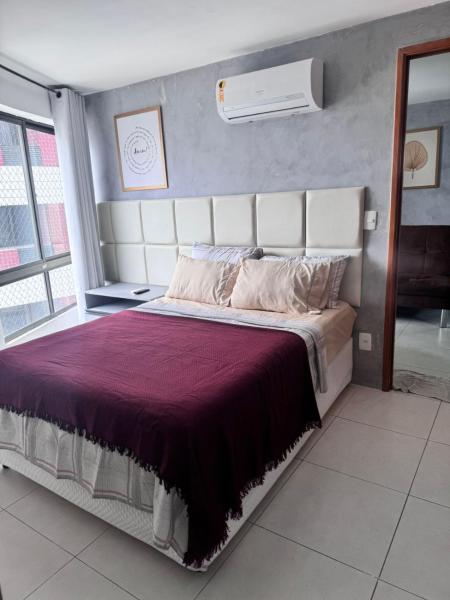 A la foto es mostra l'objecte Flat Boa Viagem Rua dos Navegantes com vaga de garagem situat a la ciutat de Recife.