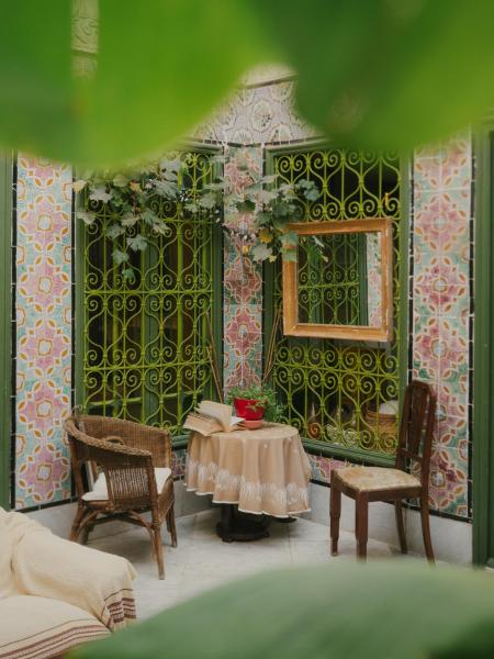 Na fotografii je vidět objekt La Chambre bleue nacházející se ve městě Tunis.