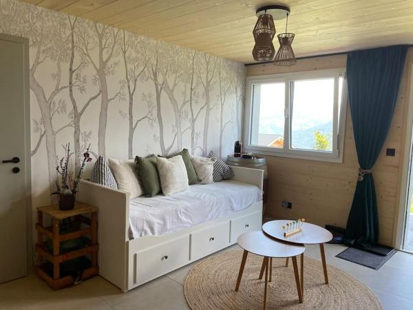 På bilden syns objektet Appartement 2,5 pièces neuf avec terrasse som ligger i staden Épinassey.