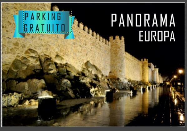 A la foto es mostra l'objecte Panorama Europa situat a la ciutat de Àvila.