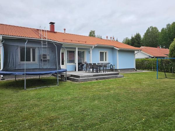 Op de foto is het object Villa Kellukka te zien, gelegen in de stad Orimattila.