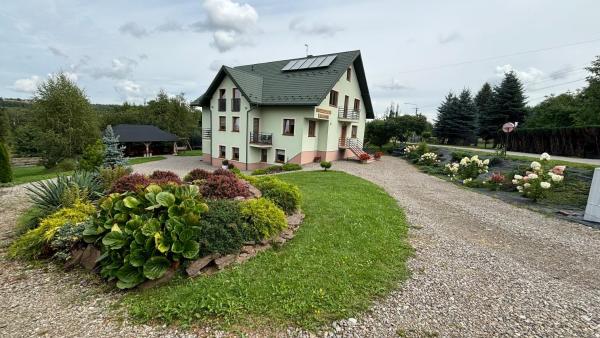 写真にはŁagów市にあるAgroturystyka Za Dębemが写っています。