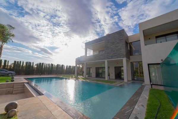 Na fotografii je vidět objekt Villa vue atlas marrakech nacházející se ve městě Gzoula.