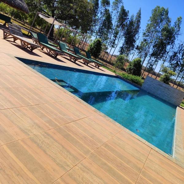 Na fotografii je vidět objekt Recanto Oikos nacházející se ve městě Nobres.