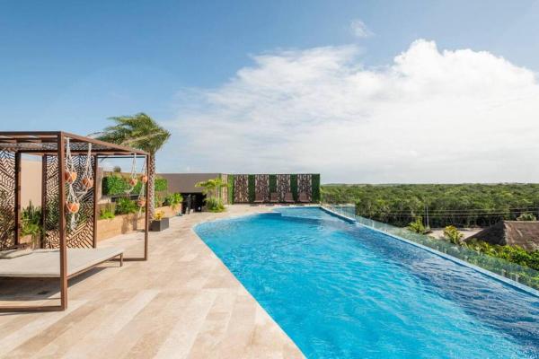 Na zdjęciu widoczny jest obiekt Central Studio Luxurious Condo Fast Wifi położony w mieście Tulum.