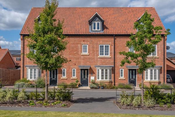 Na zdjęciu widoczny jest obiekt The Middle House by Big Skies Cottages położony w mieście Holt.