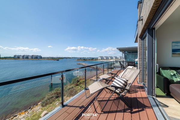 A la foto es mostra l'objecte Ferienwohnung Dock 76 Promenade Olpenitz situat a la ciutat de Olpenitz.