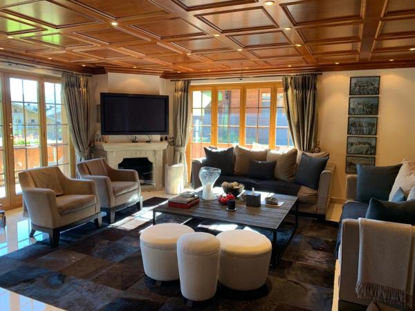 A la foto es mostra l'objecte Ski In Luxury Chalet For Unforgettable Stay situat a la ciutat de Saanenmöser.