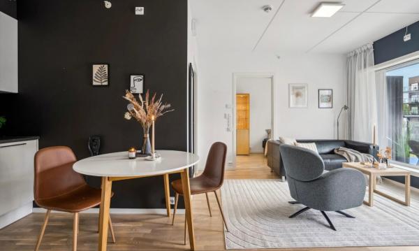 A la foto es mostra l'objecte Modern apartment with seaview near the city centre situat a la ciutat de Hjorten.