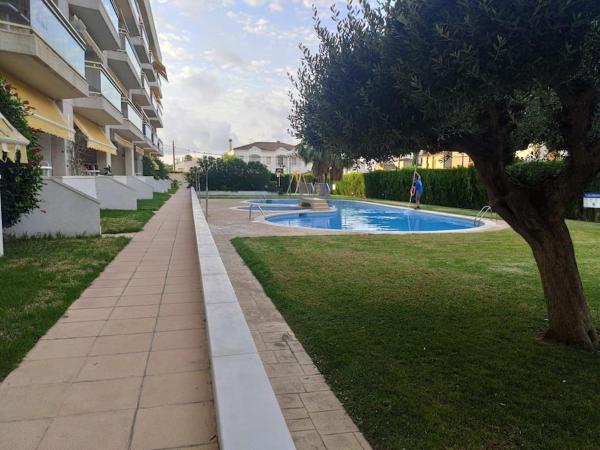 Na zdjęciu widoczny jest obiekt A cozy Apartment with pool - Cambrils położony w mieście Marina.
