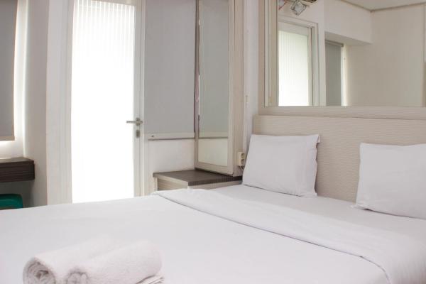 Na fotografii je vidět objekt Cozy and Warm Studio at Grand Sentraland Karawang Apartment By Travelio nacházející se ve městě Jaken 1.