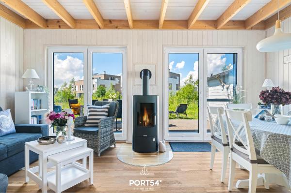 A la foto es mostra l'objecte Ferienhaus Strandhafer Olpenitz situat a la ciutat de Olpenitz.