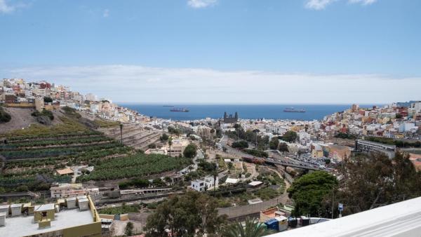 På billedet ses objektet Apartamento en Las Palmas cerca de Vegueta con vistas beliggende i byen Las Rehoyas.