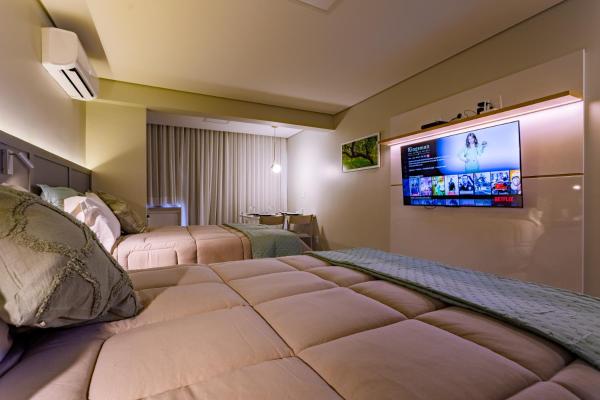 Appartement met 1 Slaapkamer — 35 m² - Flat - Conforto e Localização