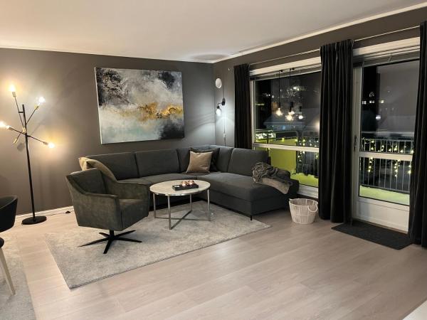 A la foto es mostra l'objecte Nice and comfortable apartment in Tromsø - Free parking included situat a la ciutat de Guleng.