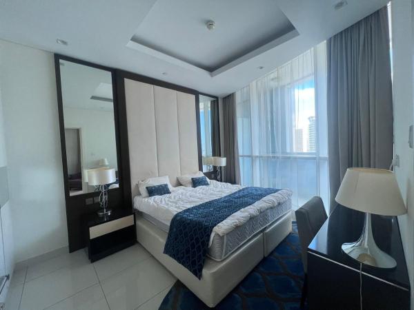 A la foto es mostra l'objecte 1BR Suite 10 Mins to Burj Khalifa & Dubai Mall situat a la ciutat de Dubai.