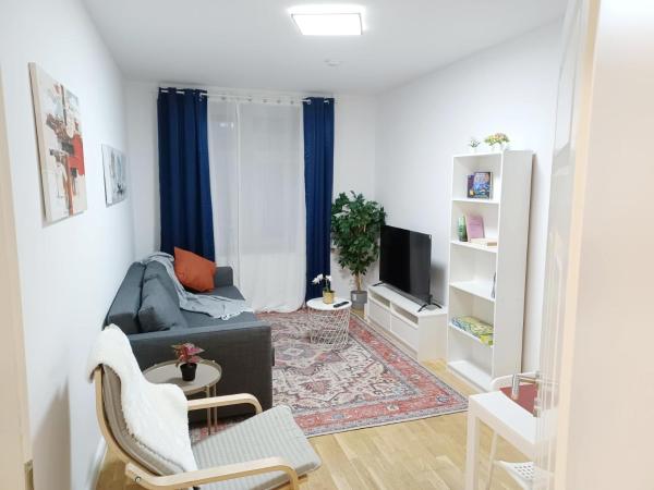 På billedet ses objektet Chic Apartment bei Zoo & Klinik beliggende i byen Möckern.