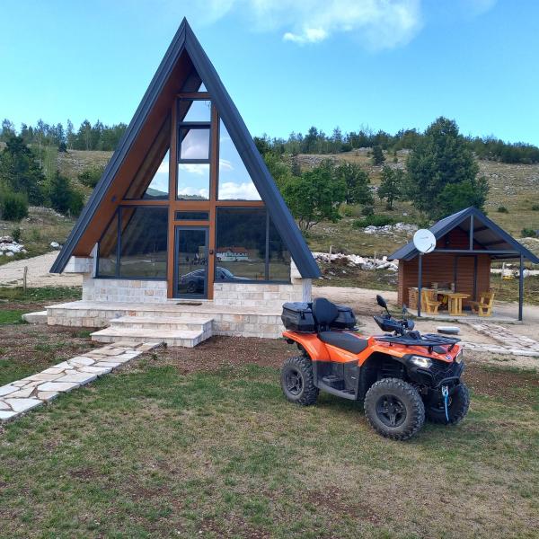 The photo shows the Sunrise House located in the city of Rudinice.